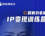 群响刘老板·IP变现训练营第6期：教你搞流量新姿势，IP打造获客私域经营_微雨项目网