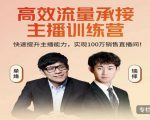 高效流量承接主播训练营：快速提升主播能力,实现100万销售直播间_微雨项目网