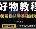 锅锅老师好物分享课程：短视频带货从零基础到精通，只需手机+实操_微雨项目网