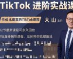 大山老师TikTok进阶实战课：账号详解，流量运营，实战变现，助力你成功出海_微雨项目网