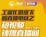 尼克派·工业化思维下的直播电商之短视频锤爆直播间，听话照做执行爆单_微雨项目网