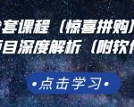 京东撸货全套课程（惊喜拼购），京东撸货项目深度解析（附软件）_微雨项目网