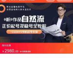 0粉0作品自然流正价起号及稳号全教程,专业自然流起号机构流程化教学(价值2980元)_微雨项目网
