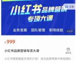 小红书品牌营销专项大课，操盘手进阶，一套能让你提升业务精进的课程_微雨项目网