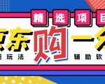 外面收费1980的最新京东无限一分购项目，一天轻松几百单（玩法+教程+软件）_微雨项目网