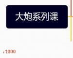 大炮拼多多运营系列课，各类​玩法合集，拼多多运营玩法实操_微雨项目网