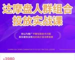 阿呆电商·达摩盘人群组合投放实战课，你以为推广不赚钱是技术问题，其实是你没有选好高价值消费客群_微雨项目网