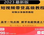 2023短视频好物分享带货,好物带货高级教程,高手一句点拨,新手也能快速上手_微雨项目网