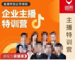 曾仕涵·企业主播特训营，每个老板都应该会直播带货，每家企业都应该有主播团队_微雨项目网