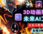 利用未来Ai工具LeiaPix，静态图转换3D动画，Lexica和Chat GPT制作精彩视频_微雨项目网