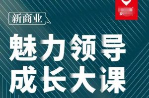 张琦·新商业魅力领导成长大课2023新版,高效管理必修课(30节)_微雨项目网