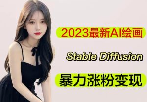 2023最新AI绘画Stable Diffusion,原创不用愁日赚1000+【软件+教程】_微雨项目网