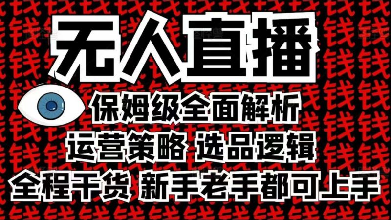 2025无人直播这么做就对了，保姆级全面解析，全程干货，新手老手都可上手_微雨项目网