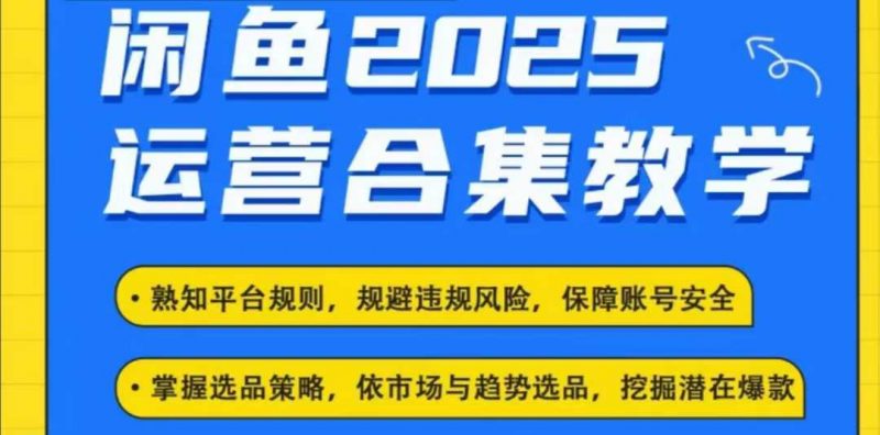 2025闲鱼电商运营全集，2025最新咸鱼玩法_微雨项目网