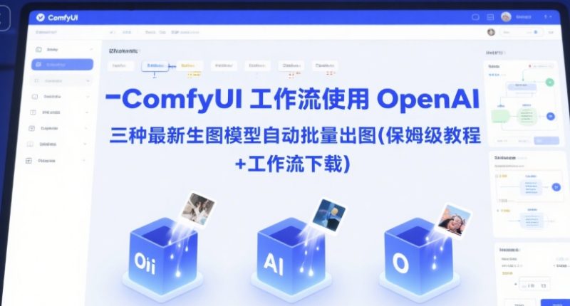 ComfyUI 工作流使用 OpenAI 三种最新生图模型自动批量出图(保姆级教程+工作流下载)_微雨项目网