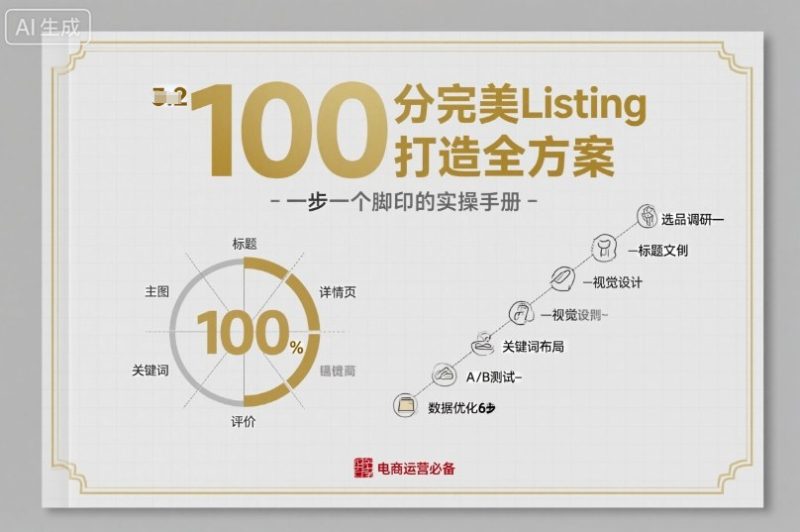 100分完美Listing打造全方案,想要完美listing必须是需要一步一个脚印的_微雨项目网