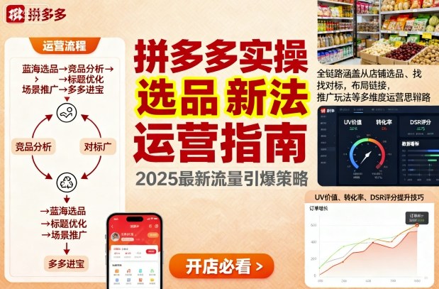 王校长9月12拼多多实操新玩法,全链路涵盖从店铺选品、找对标,布局链接,推广玩法等多维度运营思路(更新)_微雨项目网